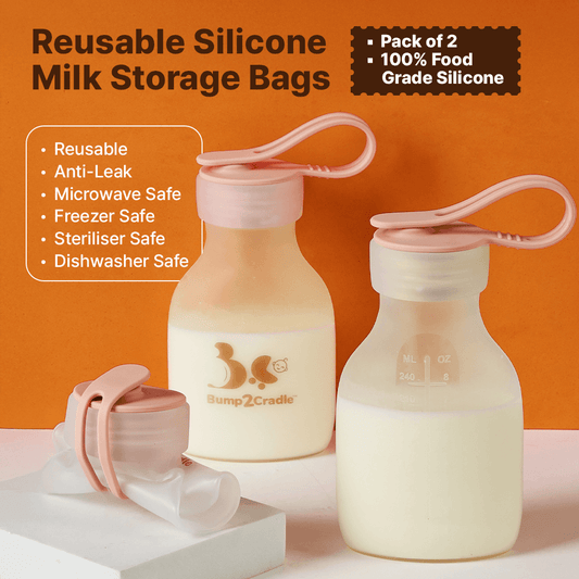 Store ’N Pour Silicone Milk Storage Bags