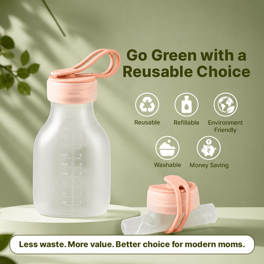 Store ’N Pour Silicone Milk Storage Bags